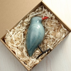 Kingfisher Ceramic Bird | Handmade Ceramic Figurine | Bird Lover Gift