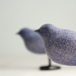 Cuckoo | Decorative Ceramic Bird | Small Blue Bird Figurine | Bird Lover Gift